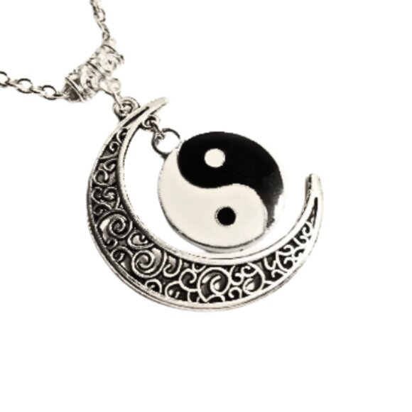 YIN YANG UNIVERSE NECKLACE - Picture 1 of 4